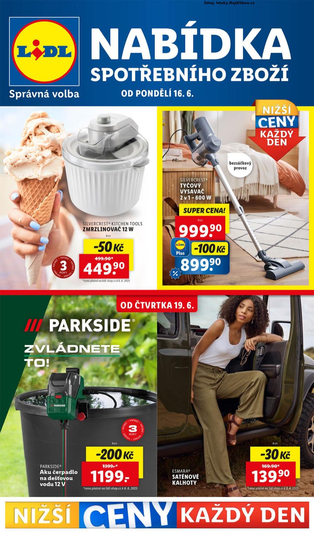 Strana 1 - letk Lidl (16. 6. - 22. 6. 2025)