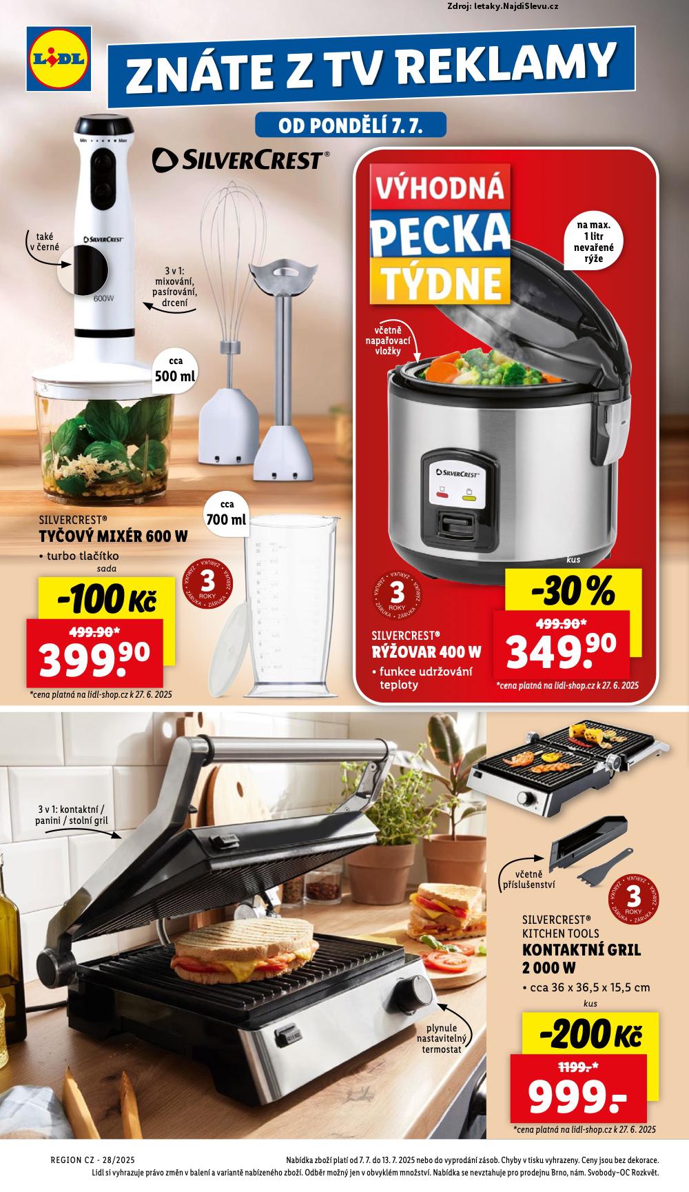 Strana 2 - letk Lidl (7. 7. - 13. 7. 2025)