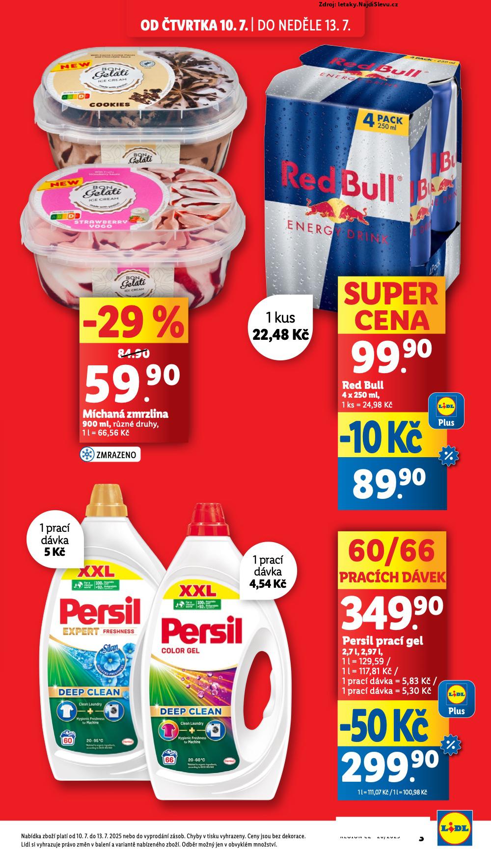 Strana 3 - letk Lidl (10. 7. - 13. 7. 2025)