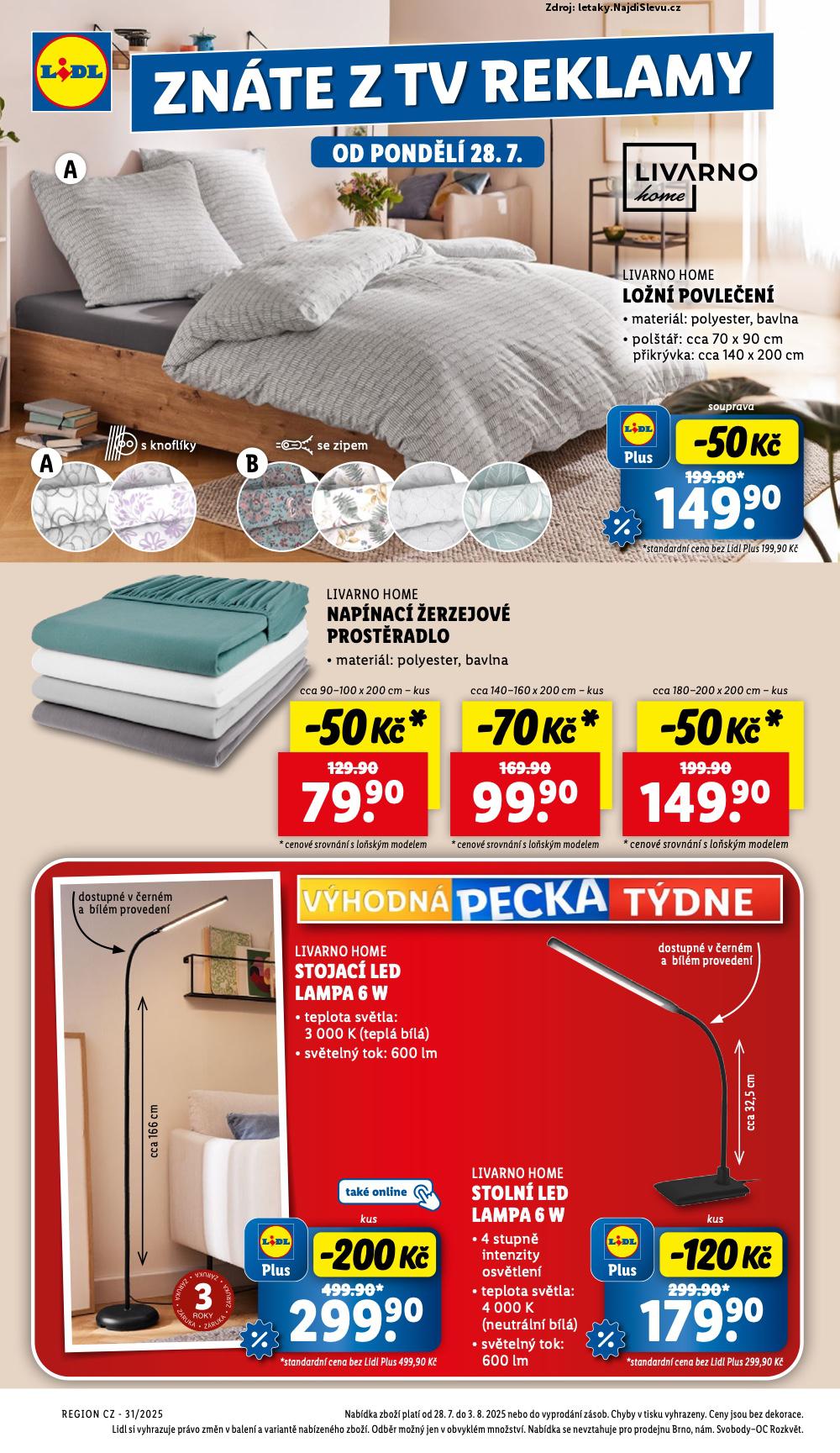 Strana 2 - leták Lidl (28. 7. - 3. 8. 2025)