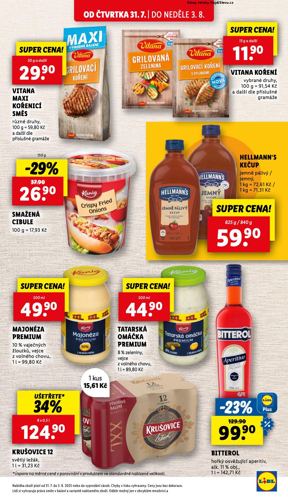 Strana 19 - leták Lidl (31. 7. - 3. 8. 2025)
