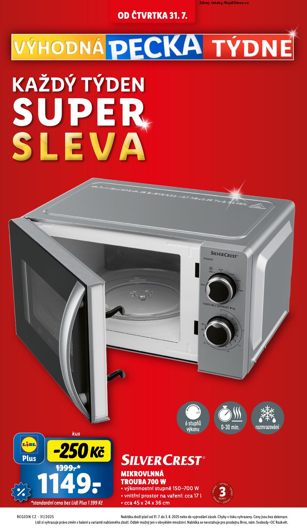 Strana 6 - letk Lidl (31. 7. - 3. 8. 2025)