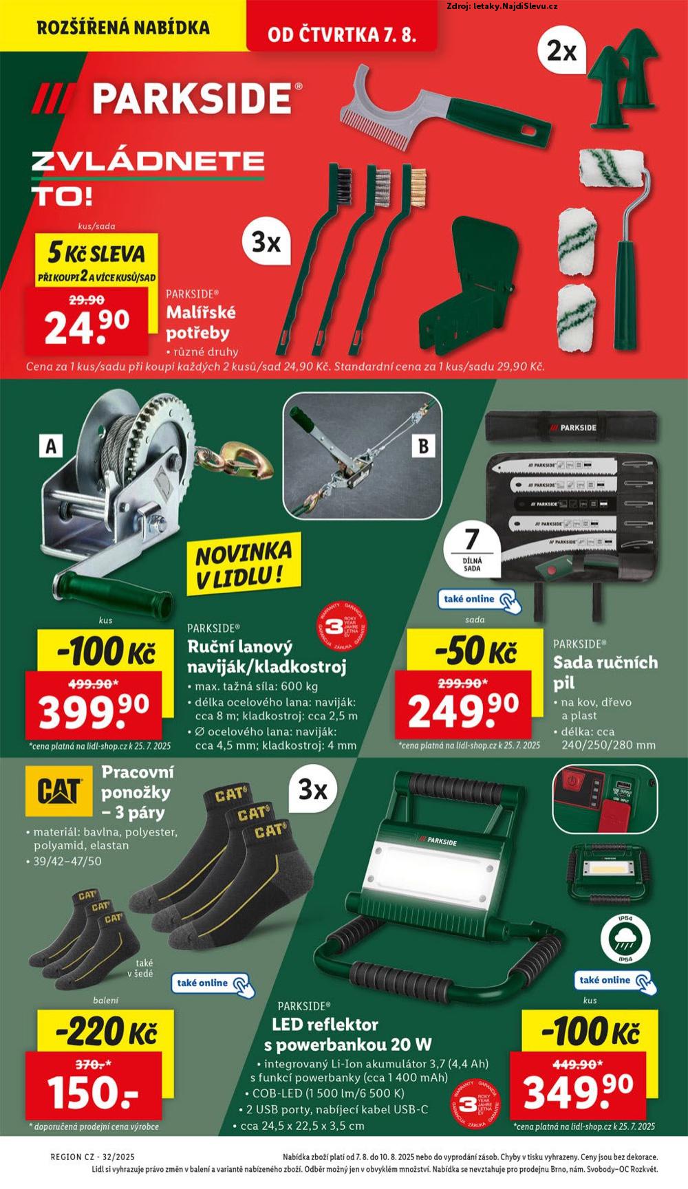 Strana 22 - leták Lidl (4. 8. - 10. 8. 2025)