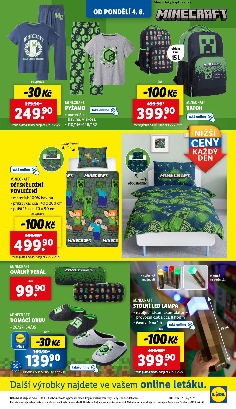 Strana 3 - leták Lidl (4. 8. - 10. 8. 2025)