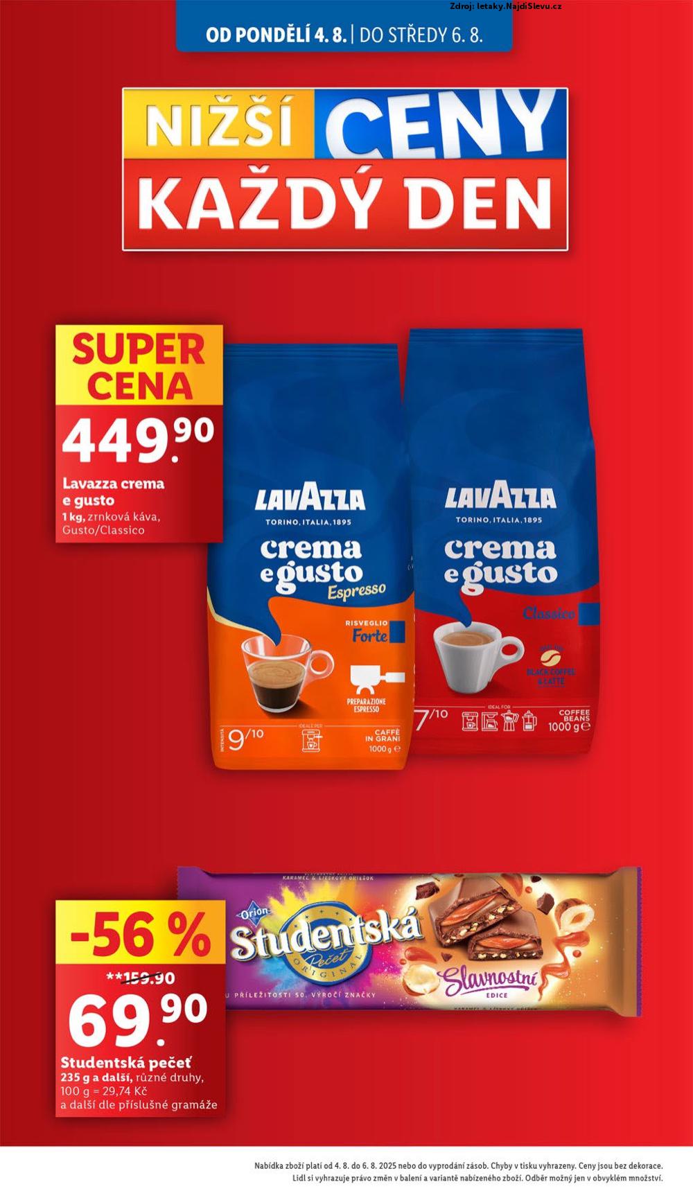 Strana 4 - letk Lidl (4. 8. - 6. 8. 2025)