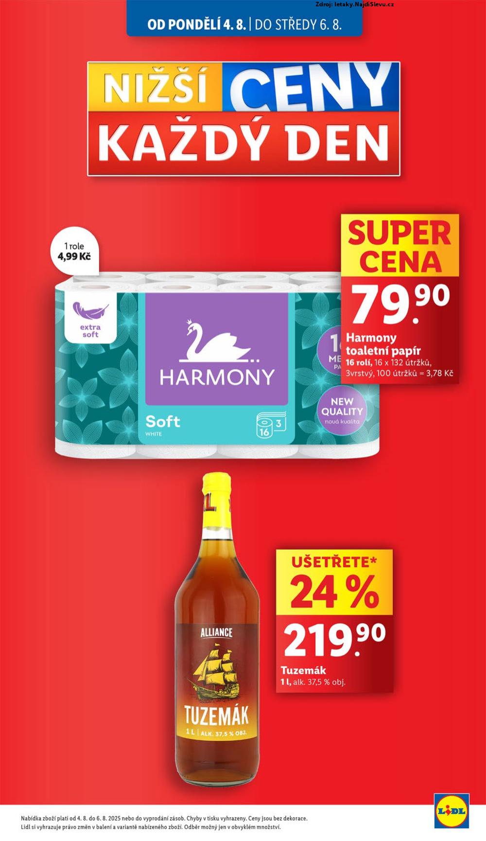 Strana 5 - letk Lidl (4. 8. - 6. 8. 2025)