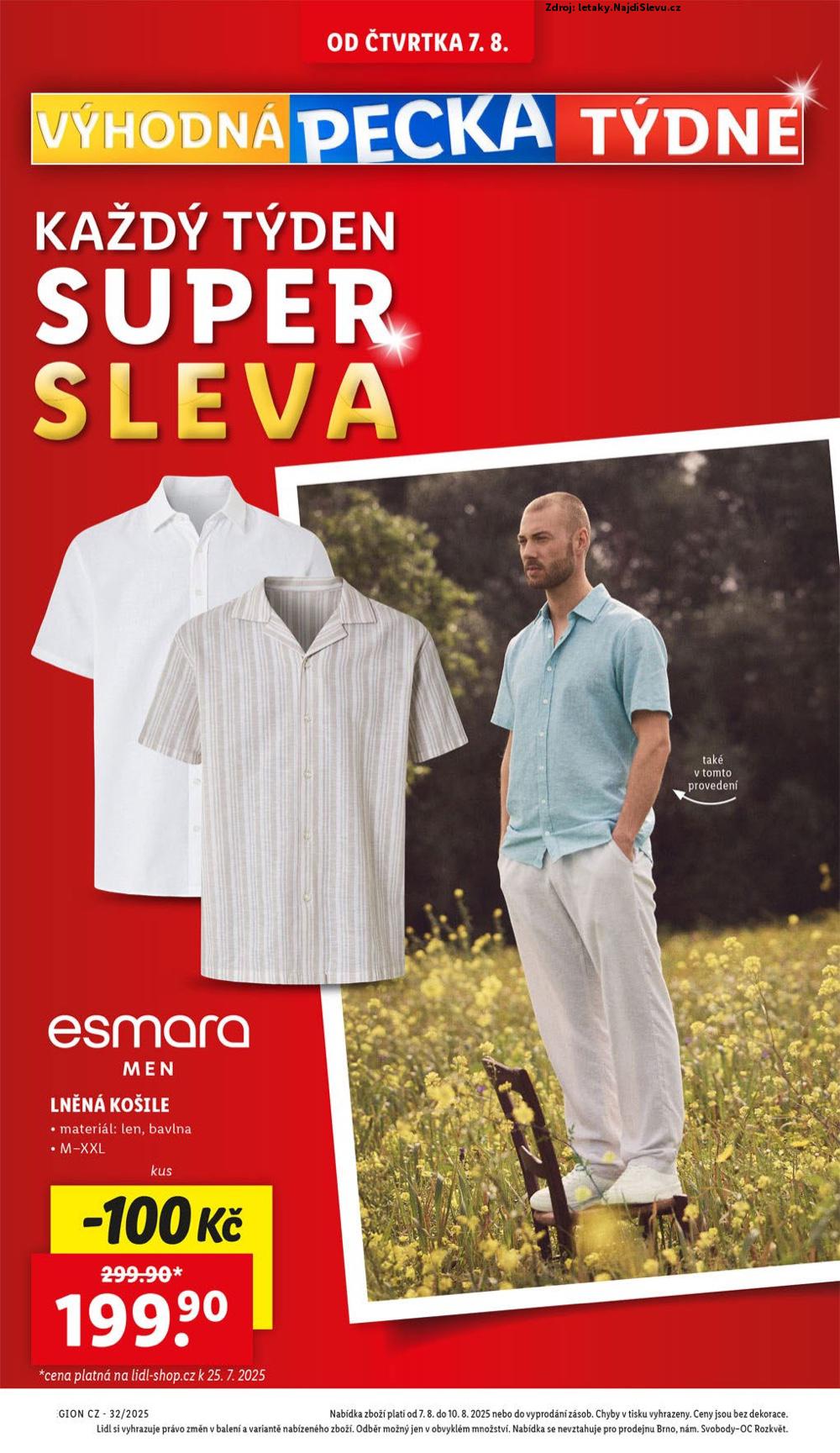 Strana 6 - letk Lidl (7. 8. - 10. 8. 2025)