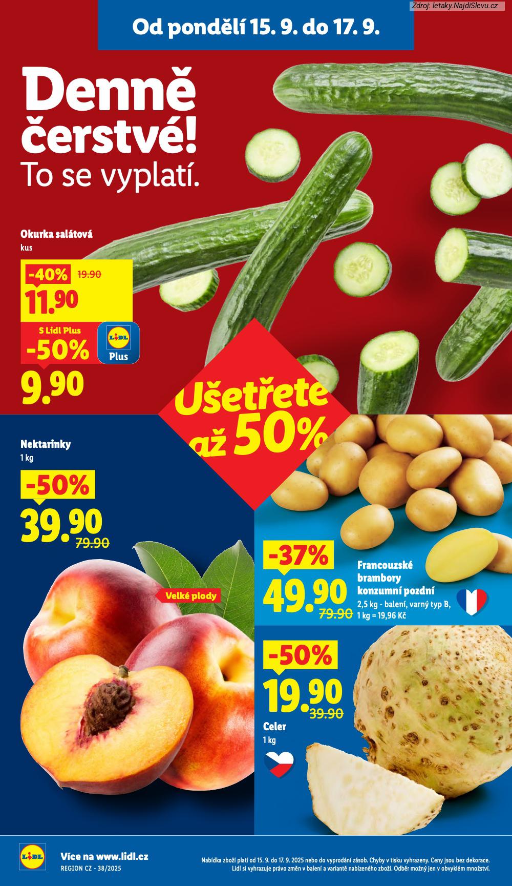 Strana 10 - letk Lidl (15. 9. - 17. 9. 2025)