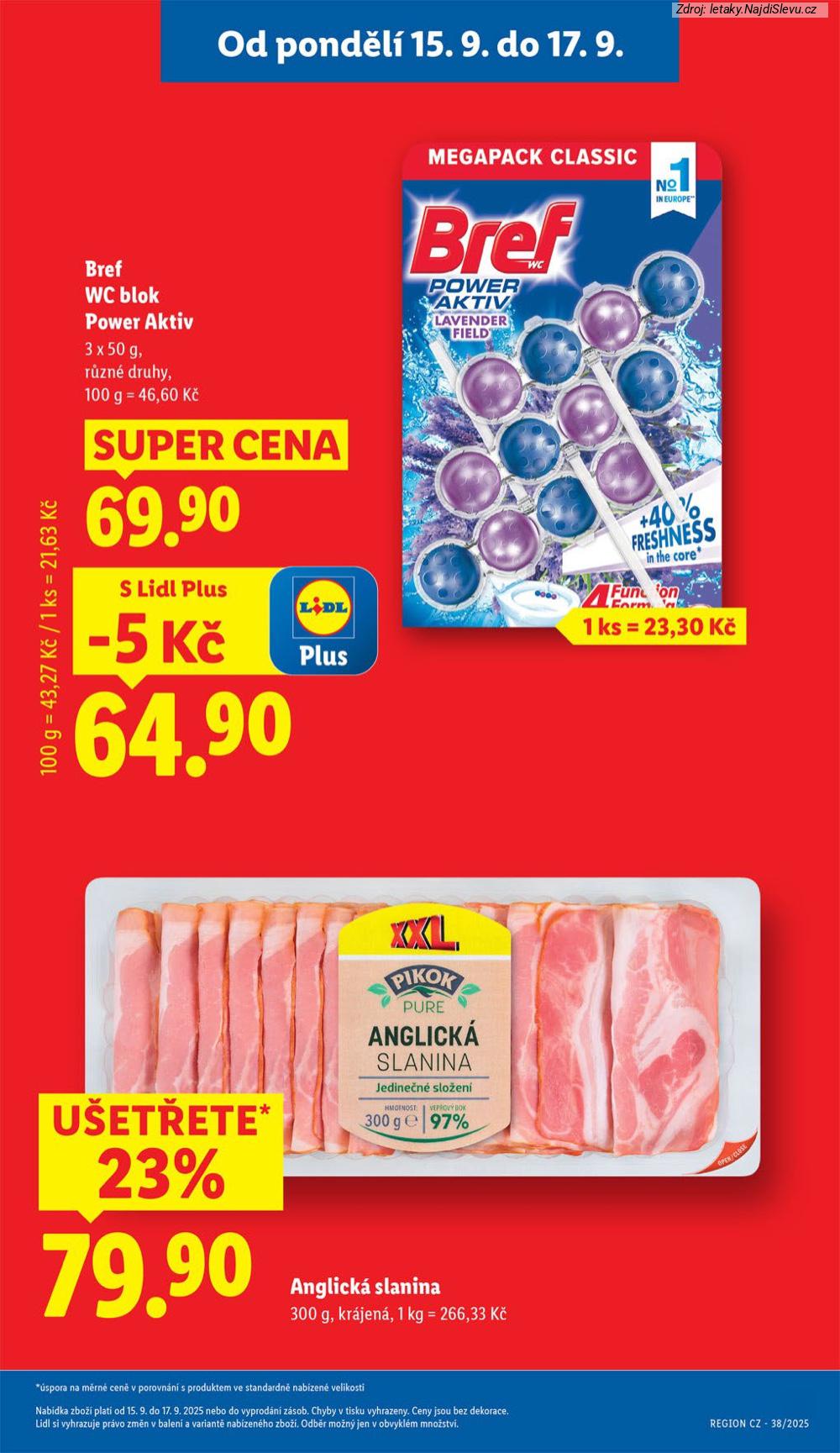 Strana 5 - leták Lidl (15. 9. - 17. 9. 2025)