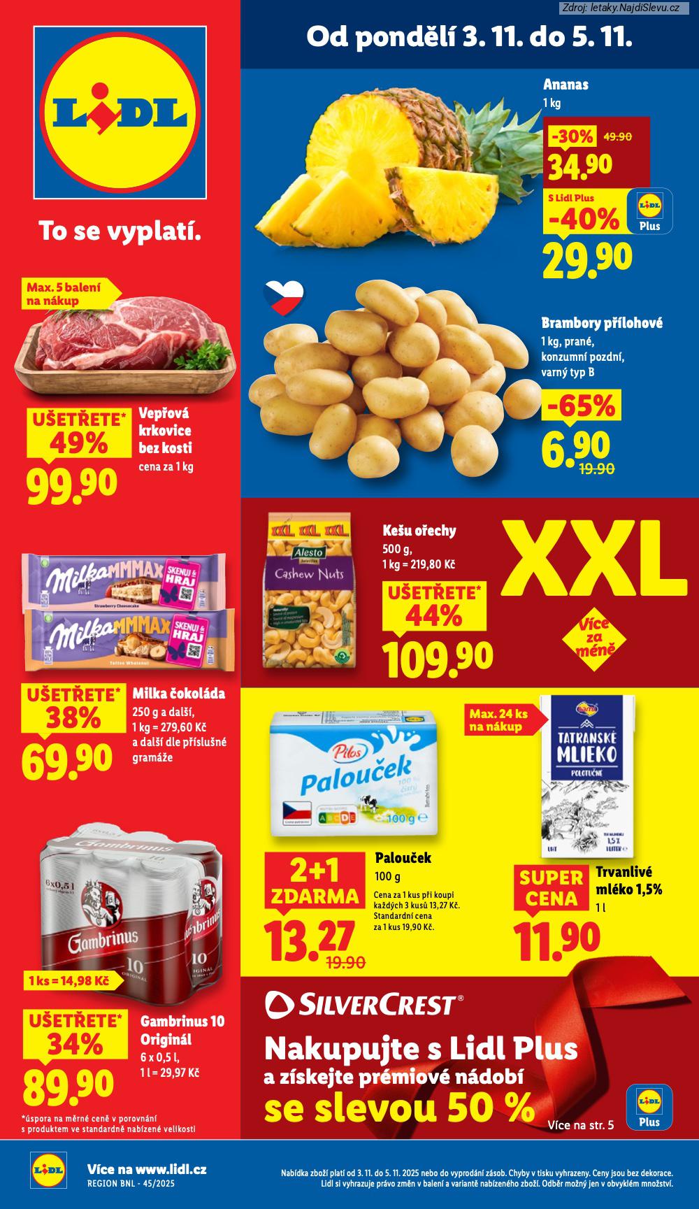 Letk Lidl (3. 11. - 5. 11. 2025) - strana 1 z 53