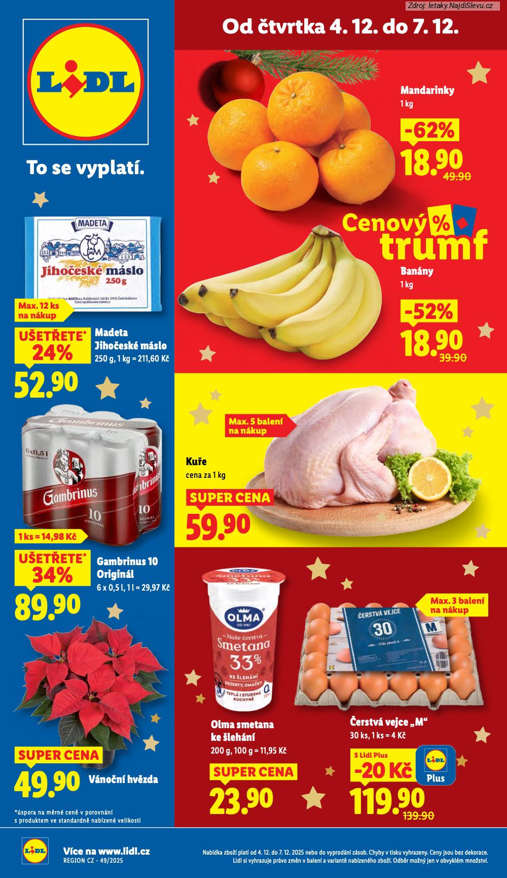 Let�k Lidl (4. 12. - 7. 12. 2025) - strana 1 z 53