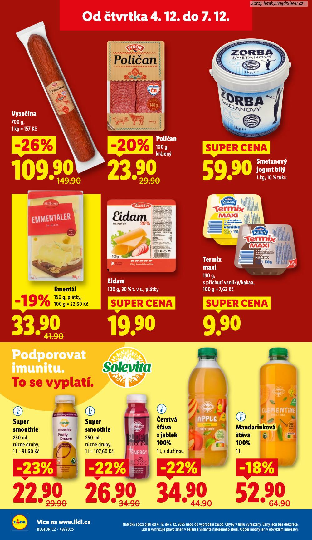 Let�k Lidl (4. 12. - 7. 12. 2025) - strana 18 z 53