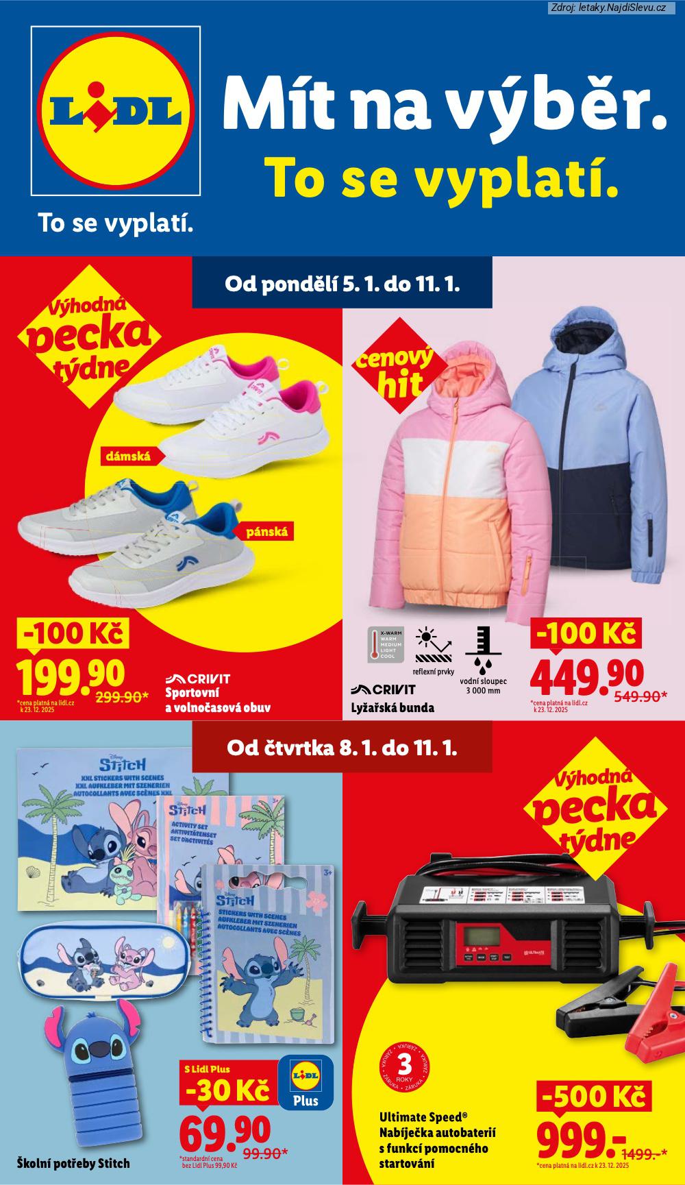 Let�k Lidl (5. 1. - 11. 1. 2026) - strana 1 z 27