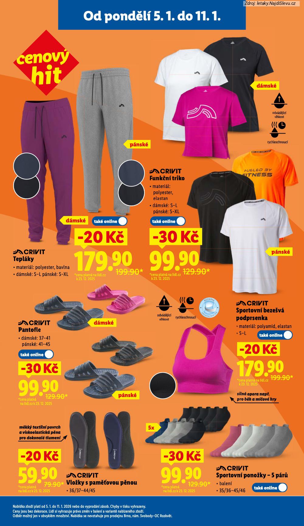 Let�k Lidl (5. 1. - 11. 1. 2026) - strana 5 z 27