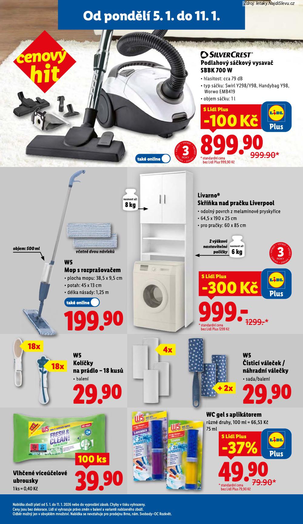 Let�k Lidl (5. 1. - 11. 1. 2026) - strana 9 z 27