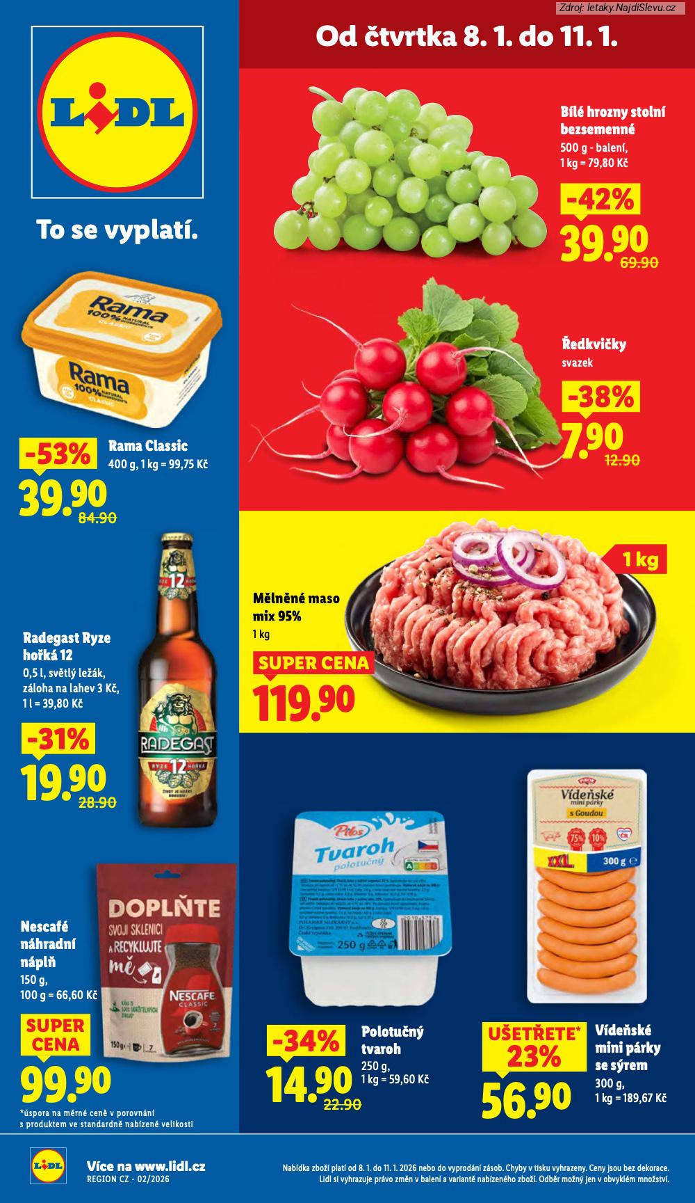 Let�k Lidl (8. 1. - 11. 1. 2026) - strana 1 z 39