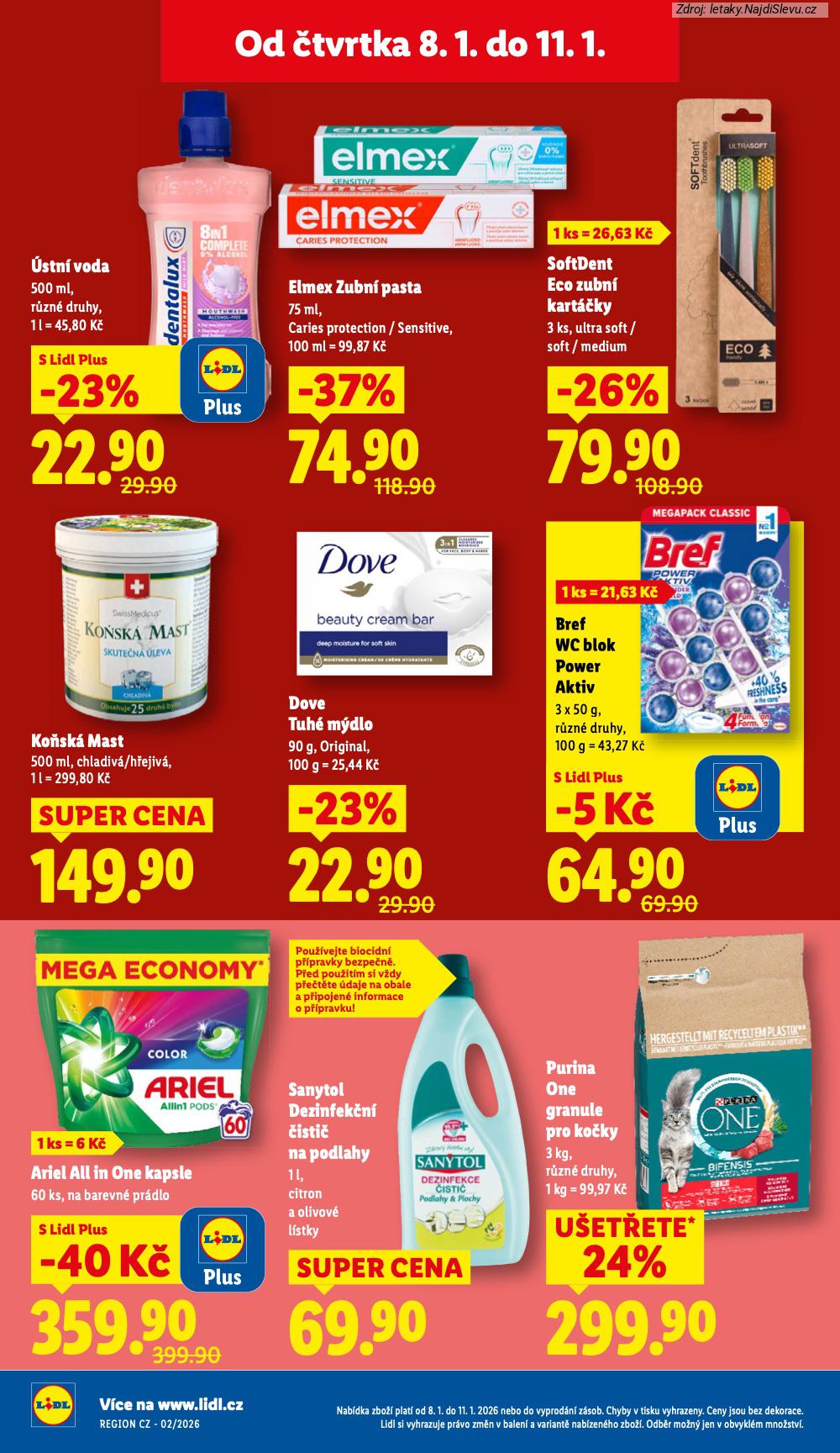 Let�k Lidl (8. 1. - 11. 1. 2026) - strana 20 z 39