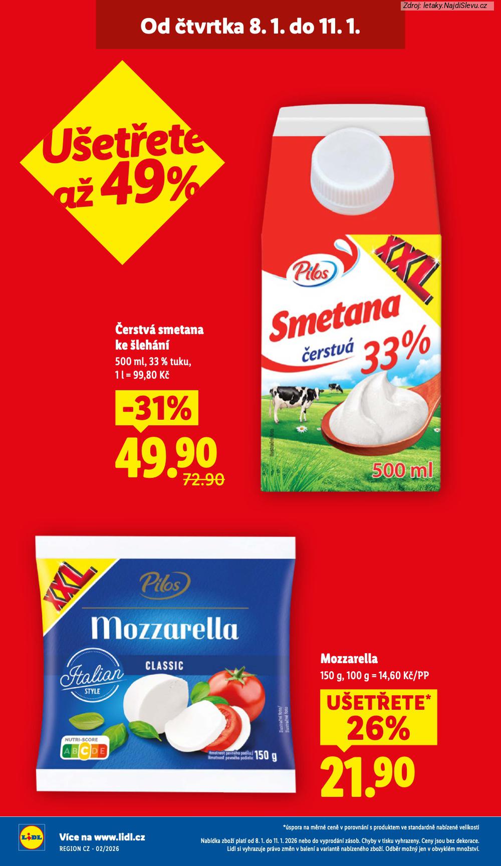 Let�k Lidl (8. 1. - 11. 1. 2026) - strana 4 z 39