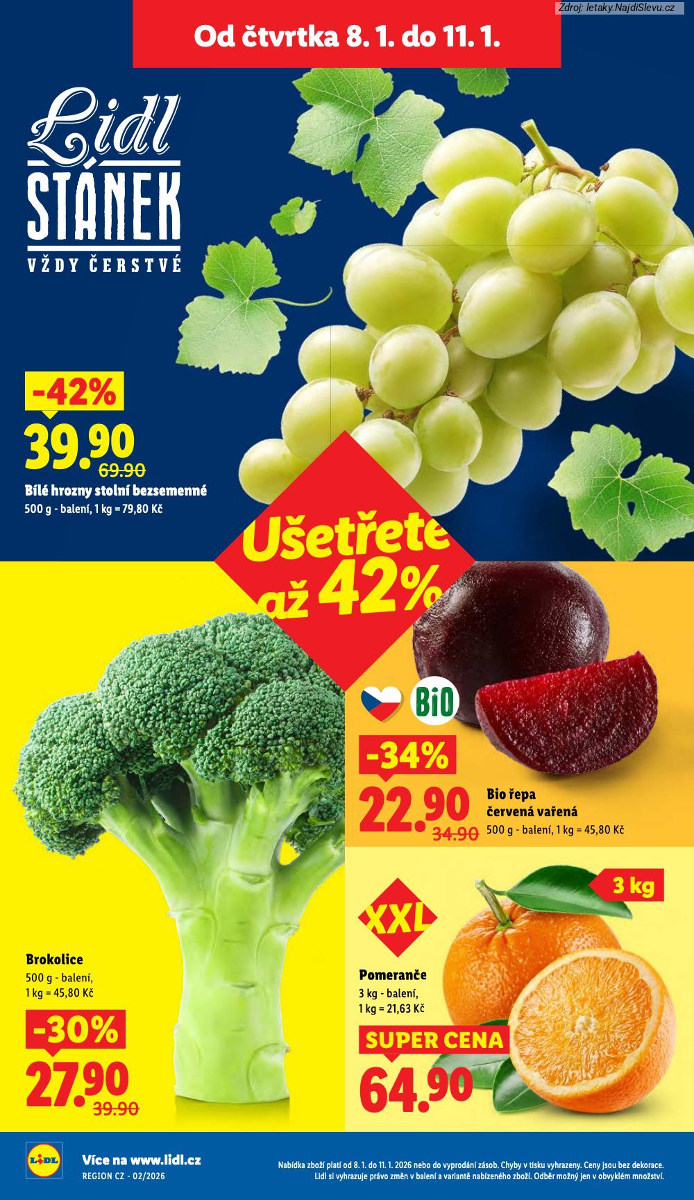 Let�k Lidl (8. 1. - 11. 1. 2026) - strana 8 z 39
