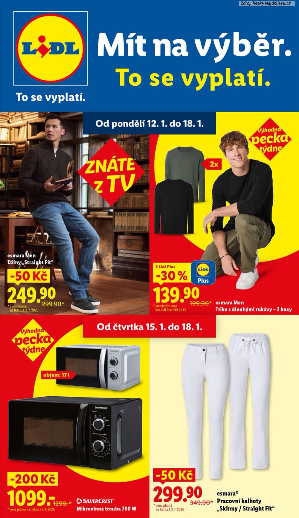 Let�k Lidl (12. 1. - 18. 1. 2026) - strana 1 z 27