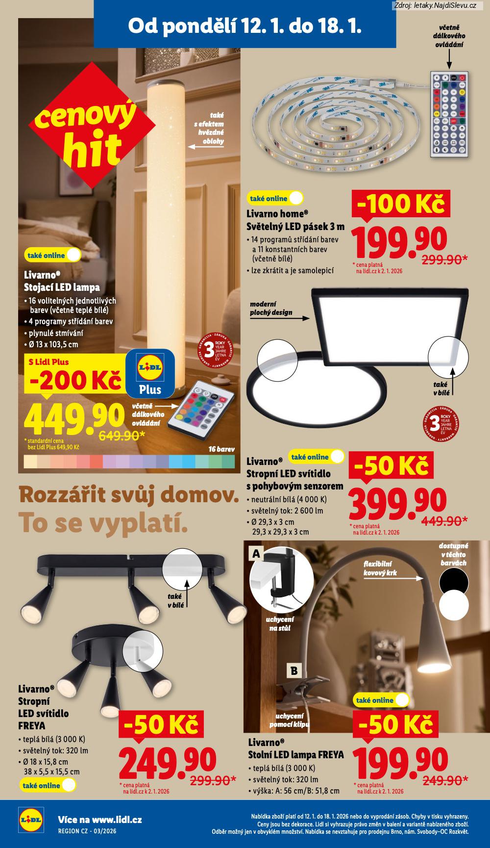Let�k Lidl (12. 1. - 18. 1. 2026) - strana 12 z 27