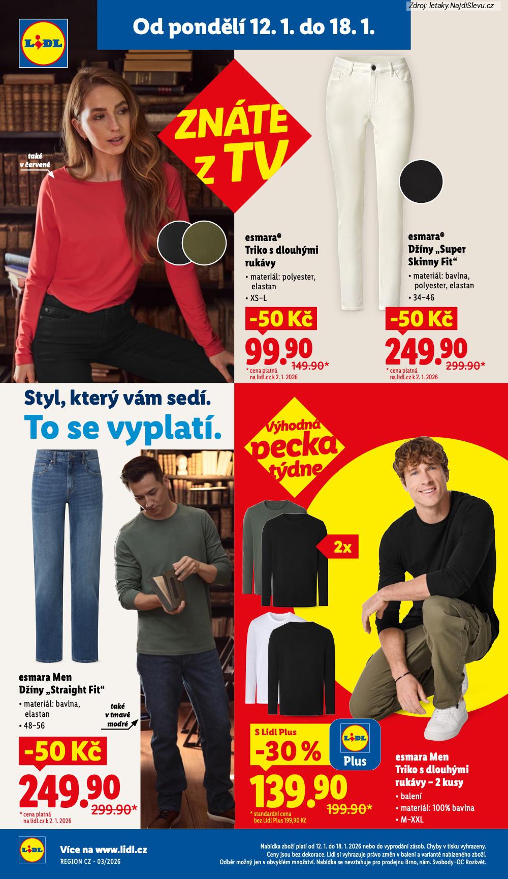 Let�k Lidl (12. 1. - 18. 1. 2026) - strana 4 z 27