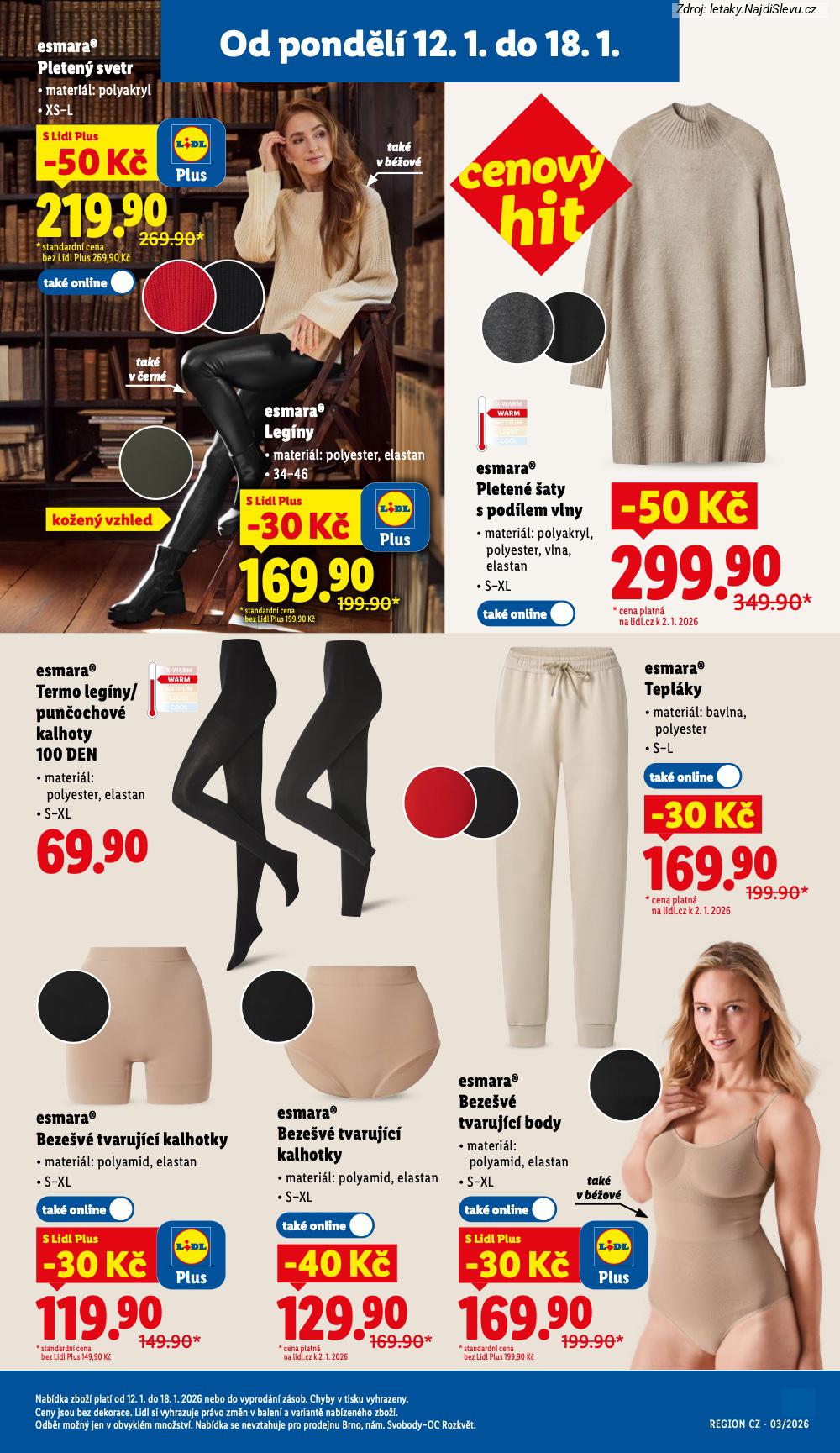 Let�k Lidl (12. 1. - 18. 1. 2026) - strana 5 z 27