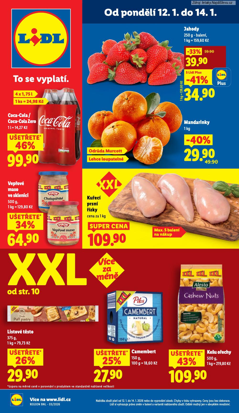 Let�k Lidl (12. 1. - 14. 1. 2026) - strana 1 z 41