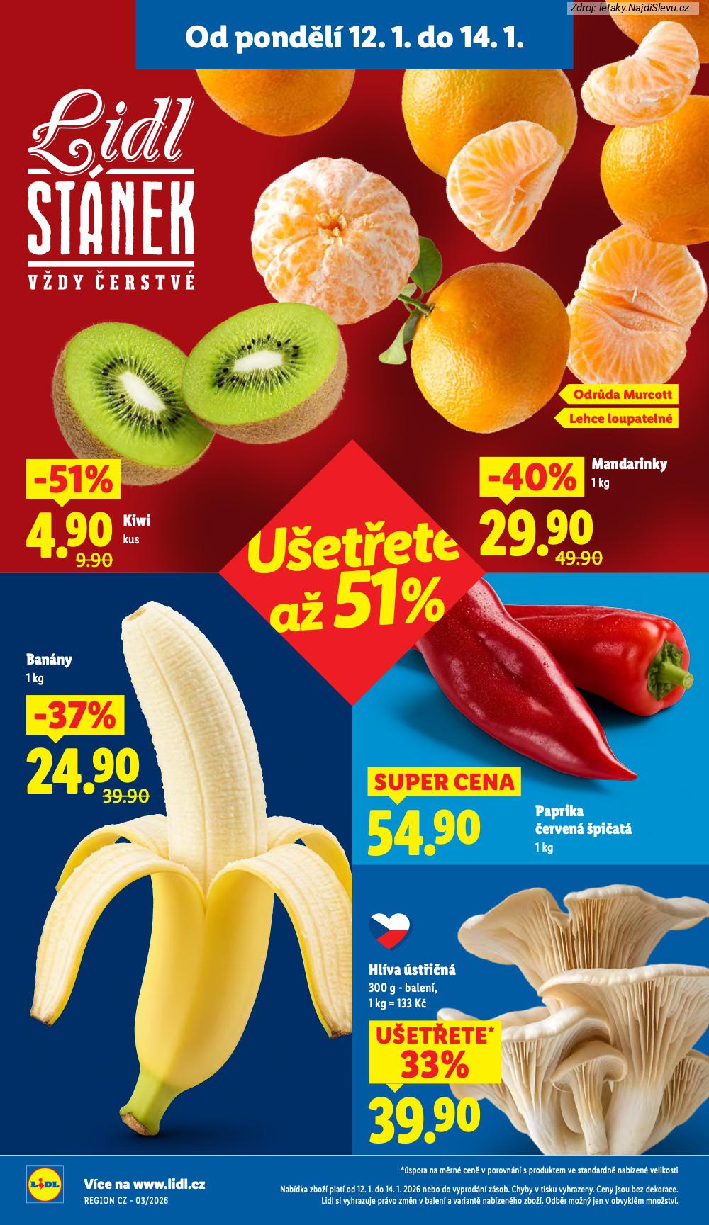 Let�k Lidl (12. 1. - 14. 1. 2026) - strana 10 z 41