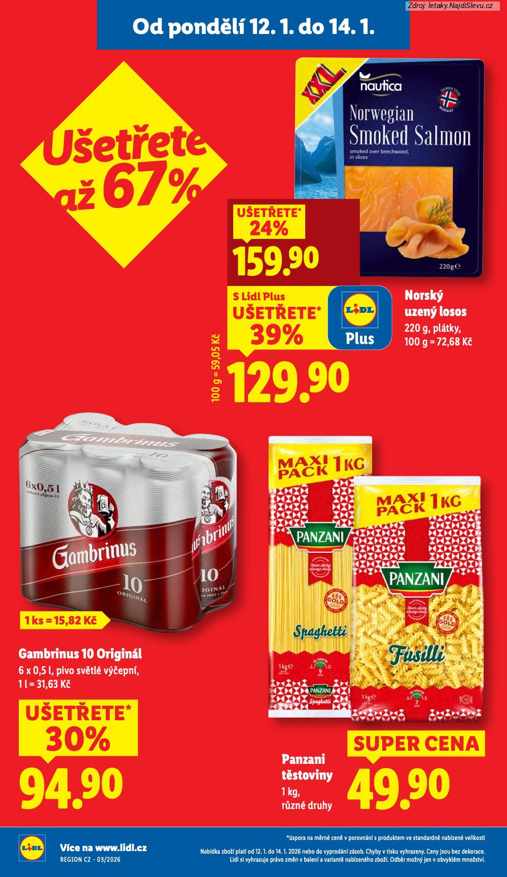 Let�k Lidl (12. 1. - 14. 1. 2026) - strana 2 z 41