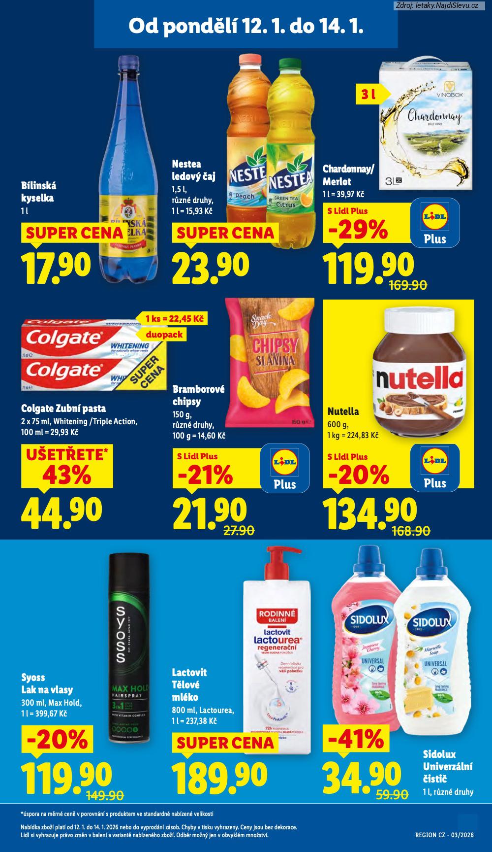 Strana 25 - let�k Lidl (12. 1. - 14. 1. 2026)