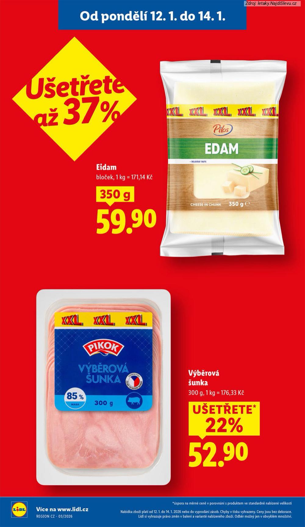 Let�k Lidl (12. 1. - 14. 1. 2026) - strana 4 z 41