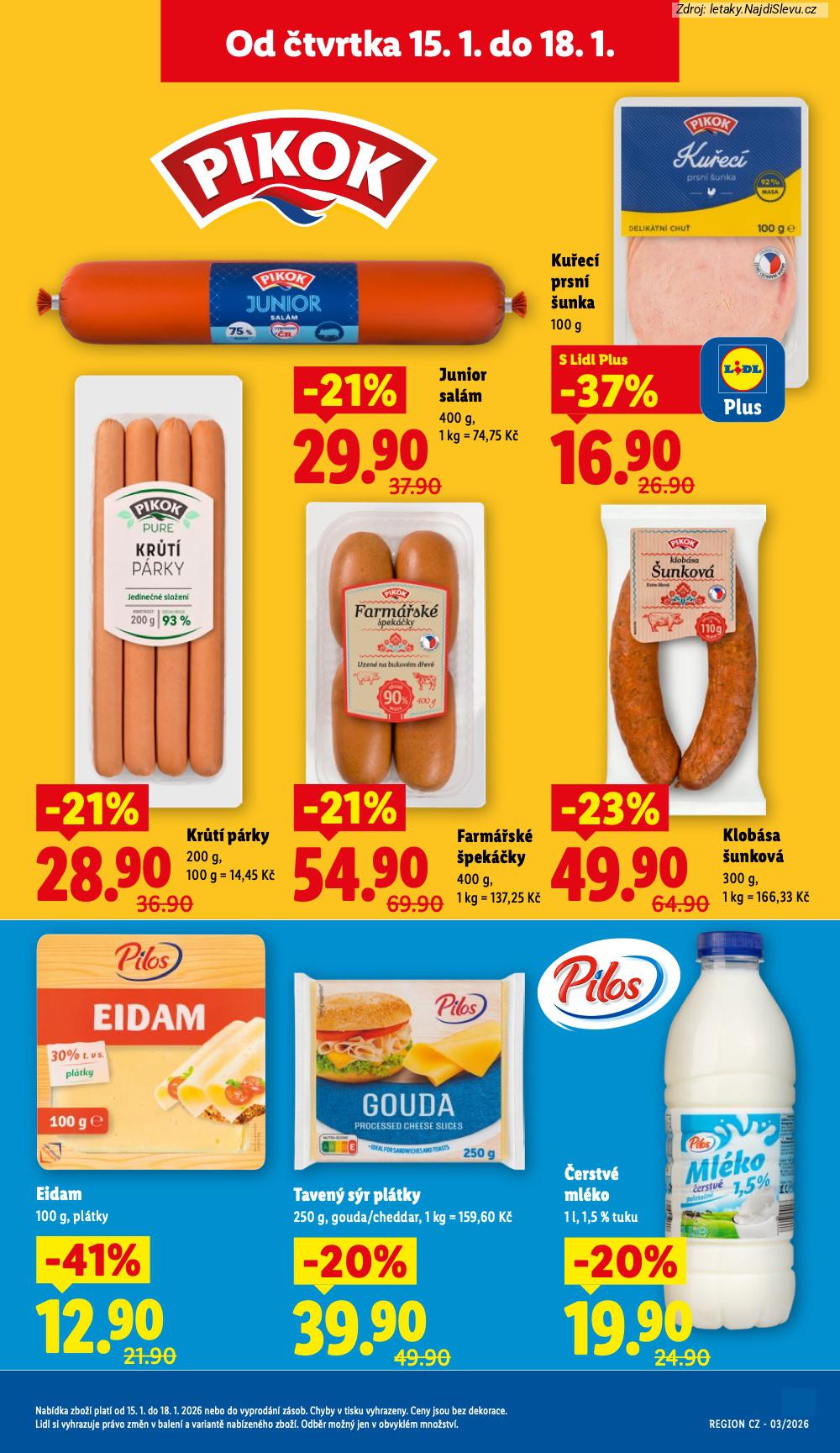 Let�k Lidl (15. 1. - 18. 1. 2026) - strana 13 z 41