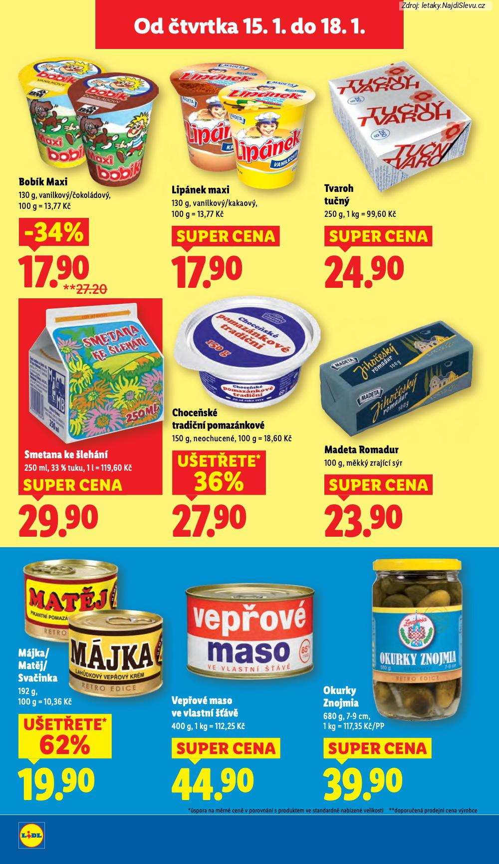 Let�k Lidl (15. 1. - 18. 1. 2026) - strana 16 z 41