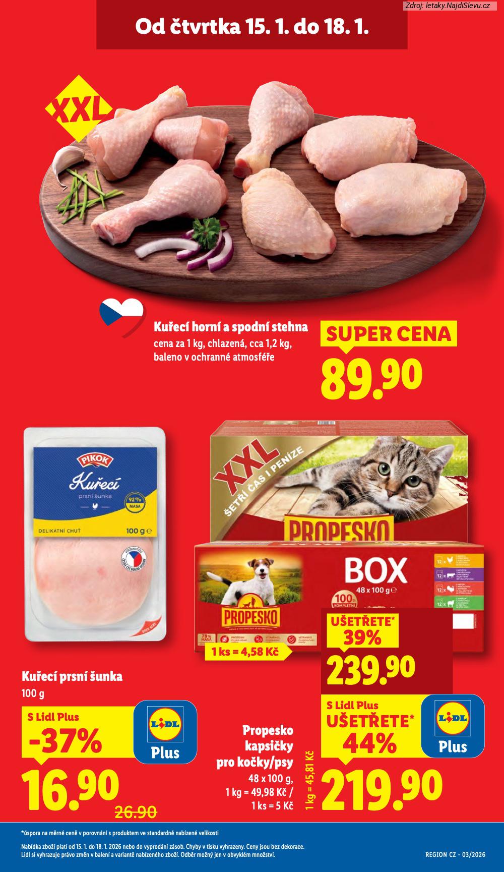 Let�k Lidl (15. 1. - 18. 1. 2026) - strana 3 z 41