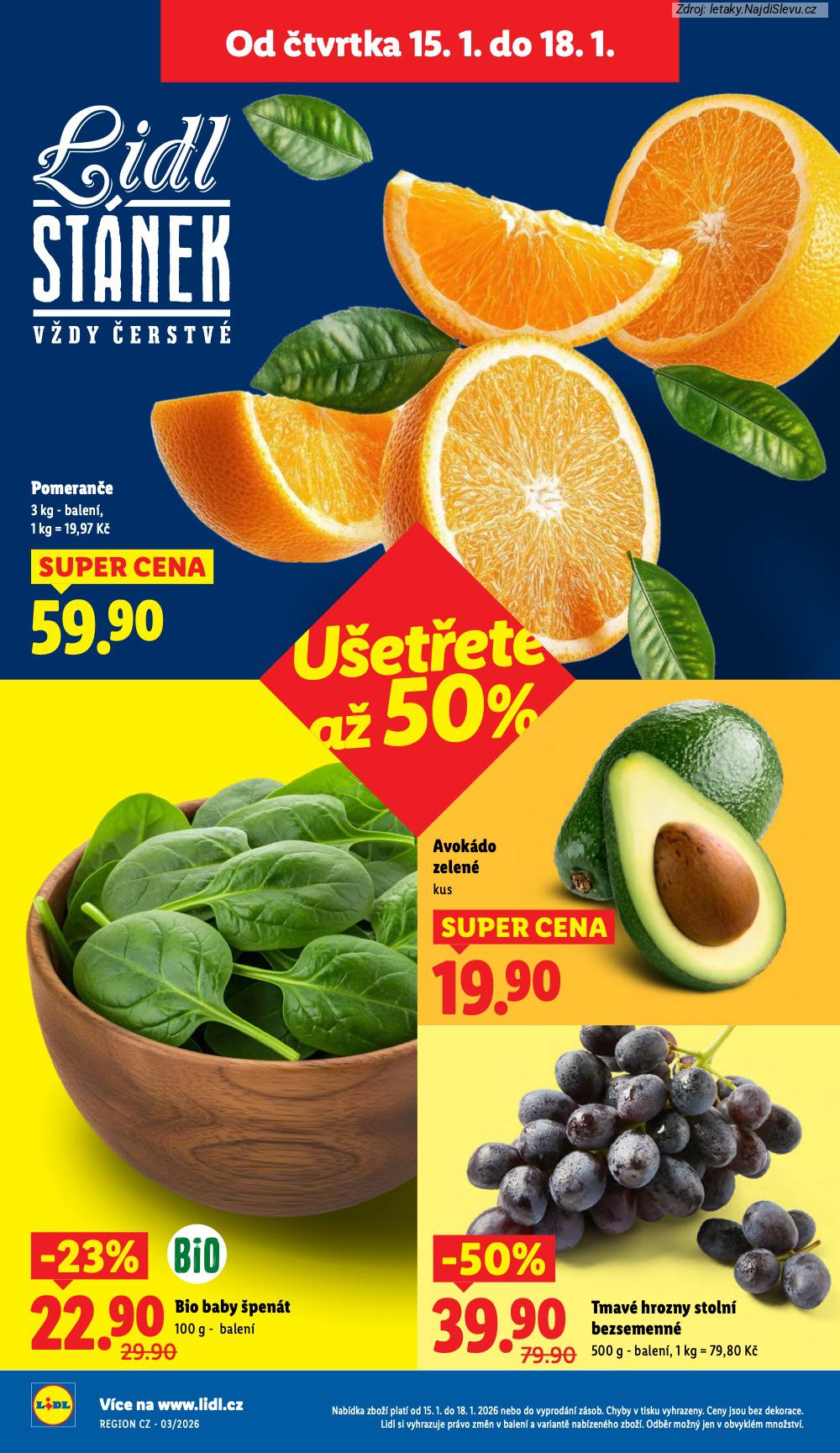 Let�k Lidl (15. 1. - 18. 1. 2026) - strana 8 z 41