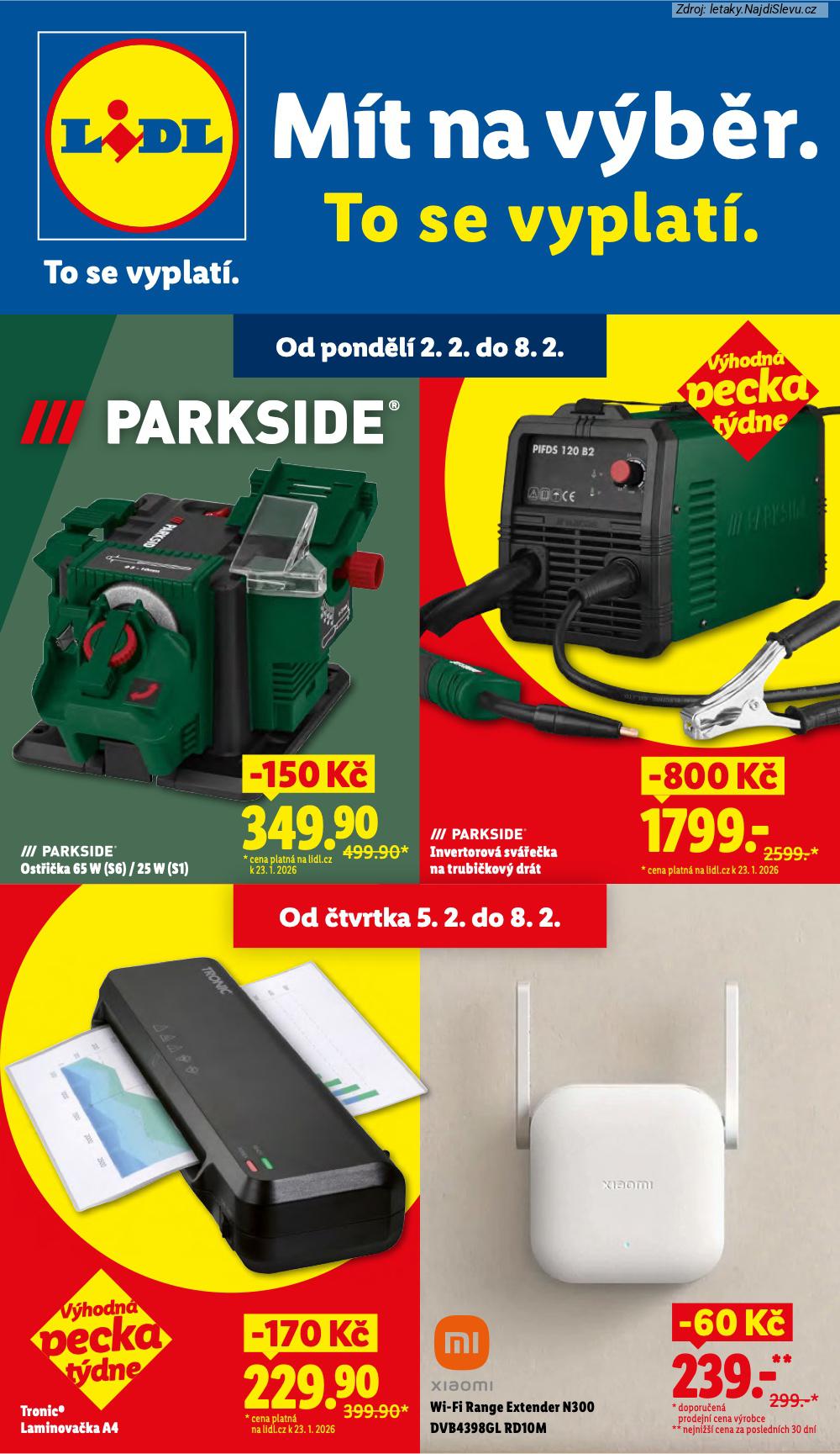 Let�k Lidl  Spot�ebn� zbo�� (2. 2. - 8. 2. 2026) - str. 1