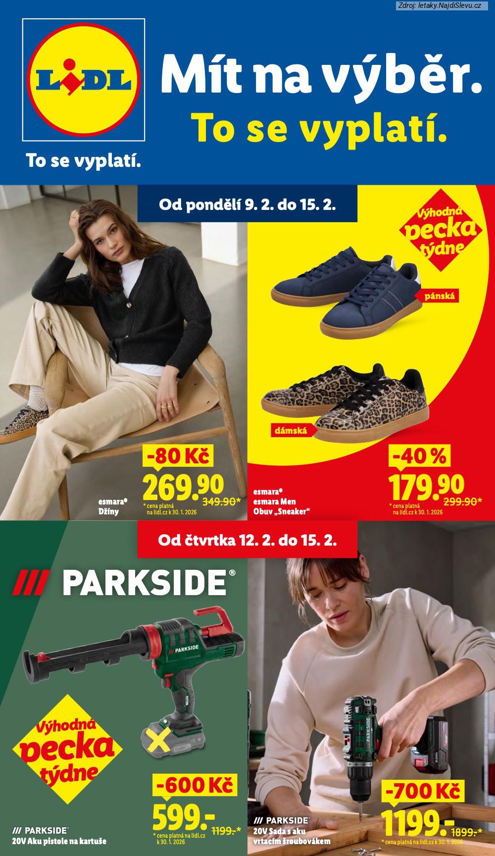 Let�k Lidl  Spot�ebn� zbo�� (9. 2. - 15. 2. 2026) - str. 1