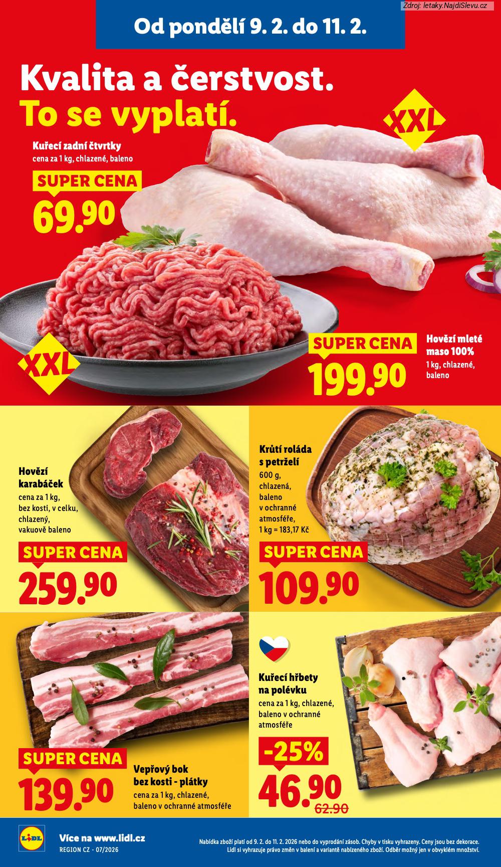 Let�k Lidl  (9. 2. - 11. 2. 2026) - str. 12: KU�EC� H�BETY, VEP�OV� BOK, KR�T� ROL�DA, HOV�Z� KARAB��EK