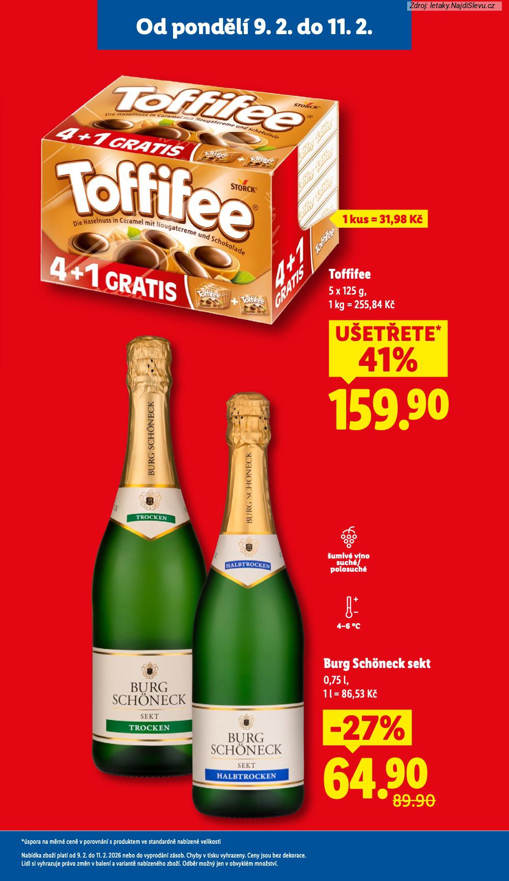 Let�k Lidl  (9. 2. - 11. 2. 2026) - str. 7: BURG SCHN�NECK, TOFFIFEE