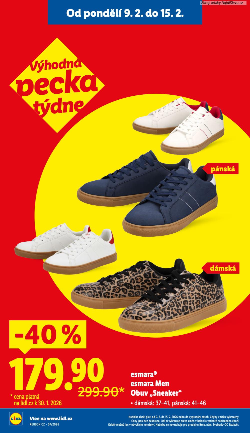 Let�k Lidl  (9. 2. - 11. 2. 2026) - str. 8: OBUV SNEAKER