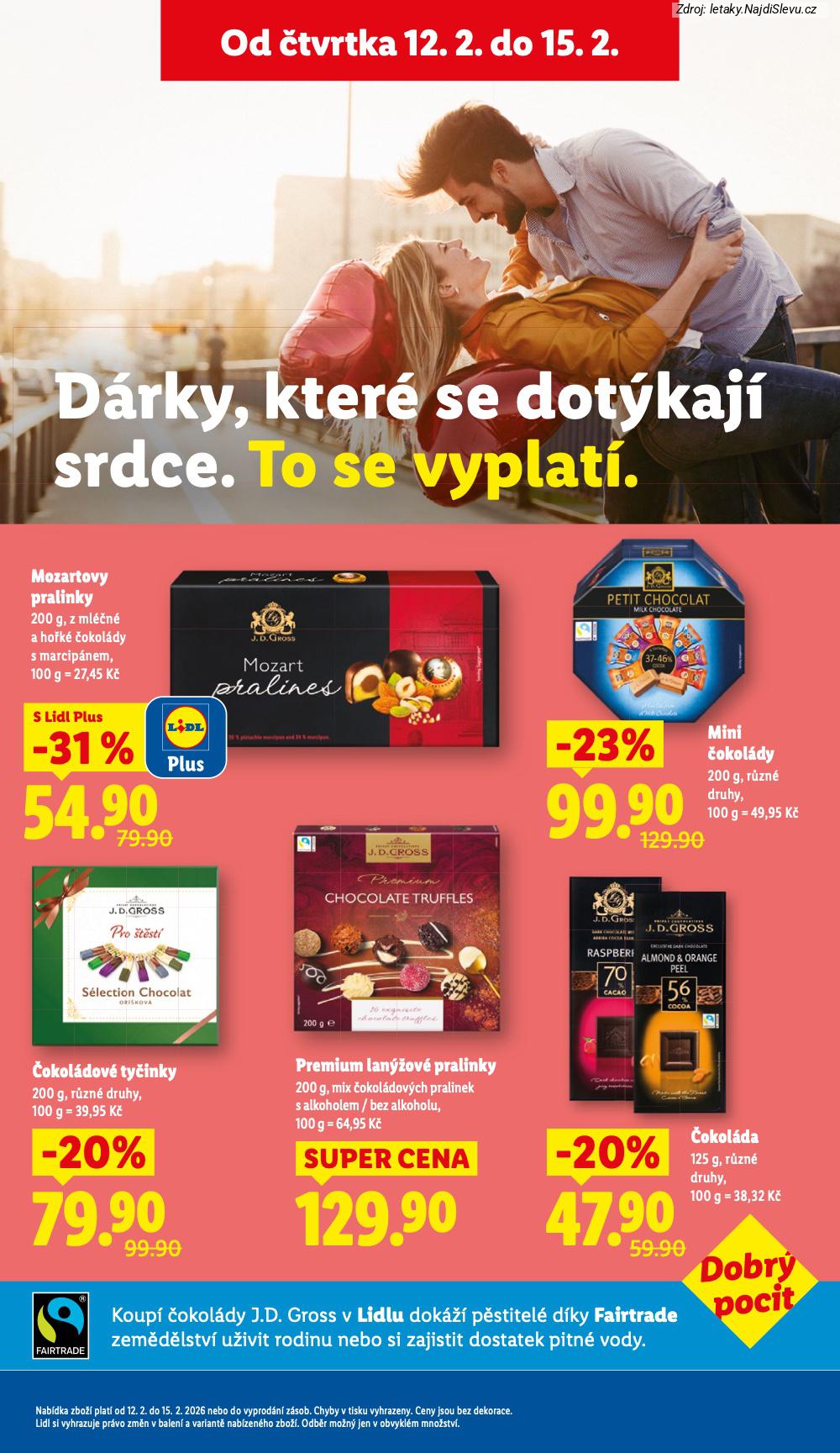 Let�k Lidl  (12. 2. - 15. 2. 2026) - str. 15: �OKOL�DA, PREMIUM LANݎOV�, �OKOL�DOV� TY�INKY, MINI �OKOL�DY