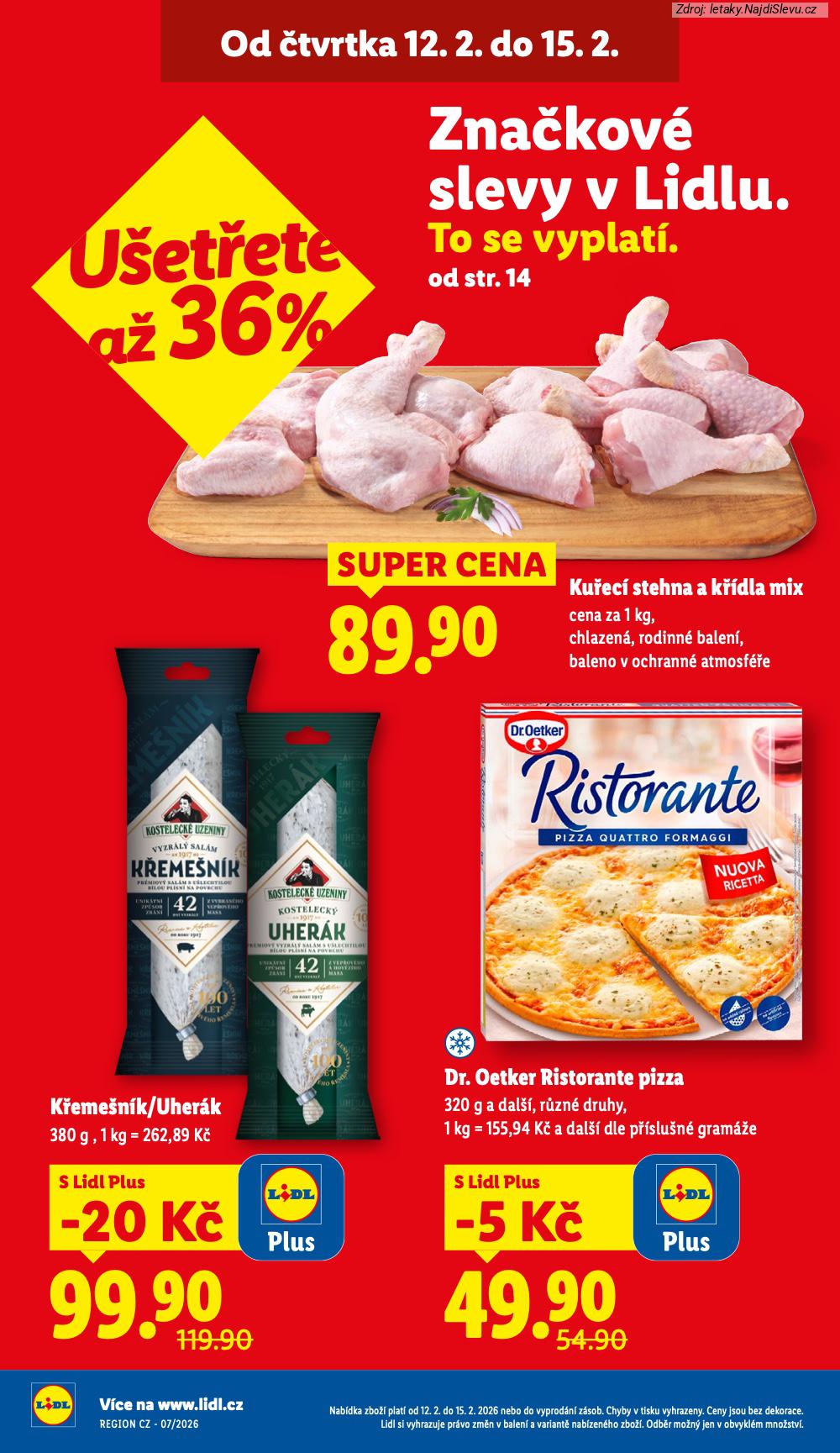 Let�k Lidl  (12. 2. - 15. 2. 2026) - str. 4: DR. OETKER, UHER�K, K�EME�N�K, KU�EC� STEHNA