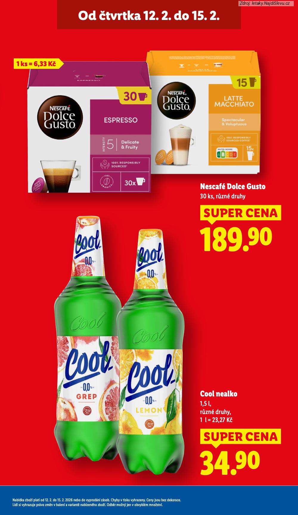 Let�k Lidl  (12. 2. - 15. 2. 2026) - str. 7: COOL NEALKOHOLICK�, K�VOV� KAPSLE