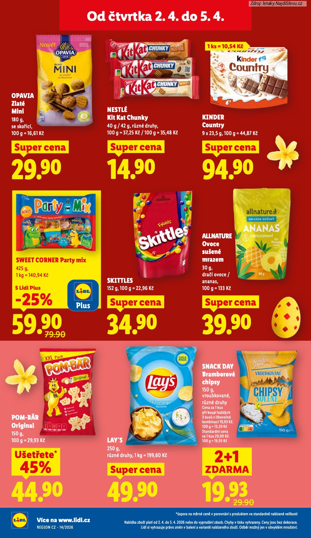 Strana 1 - leták (2. 4. - 5. 4. 2026)