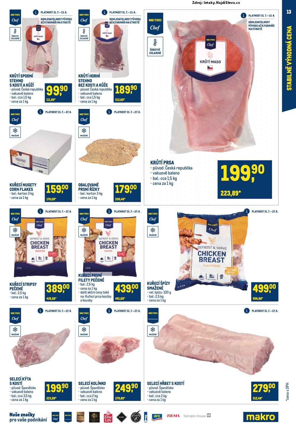 Strana 13 - leták Makro (31. 7. - 24. 9. 2024)