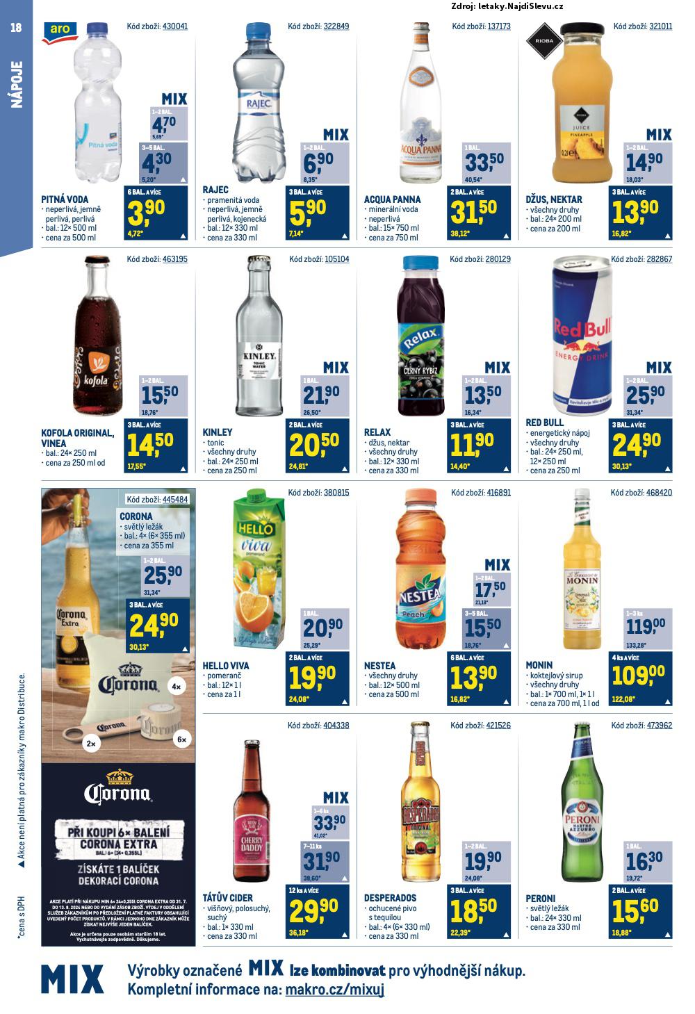 Strana 18 - leták Makro (31. 7. - 13. 8. 2024)