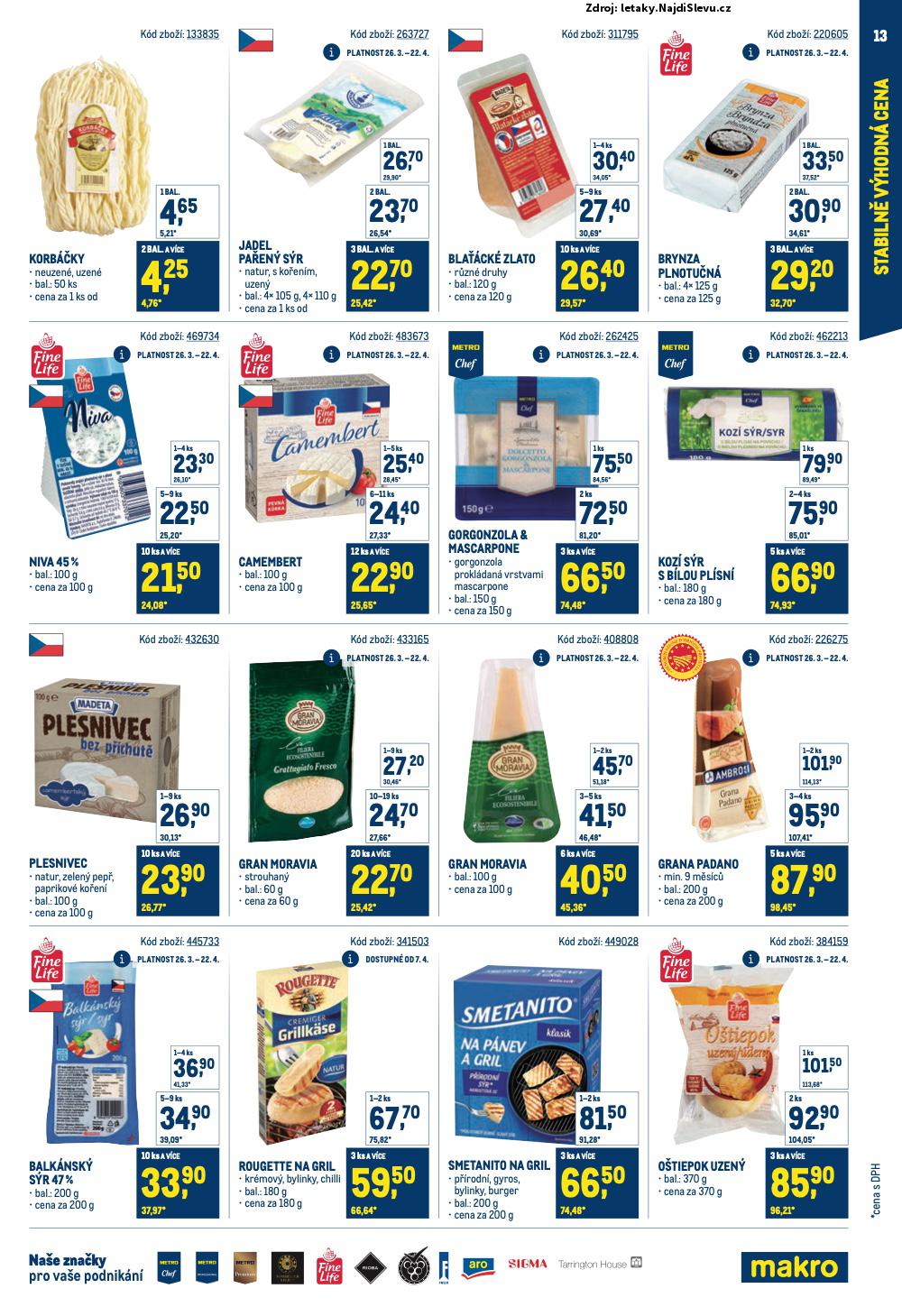 Strana 13 - leták Makro (26. 3. - 20. 5. 2025)