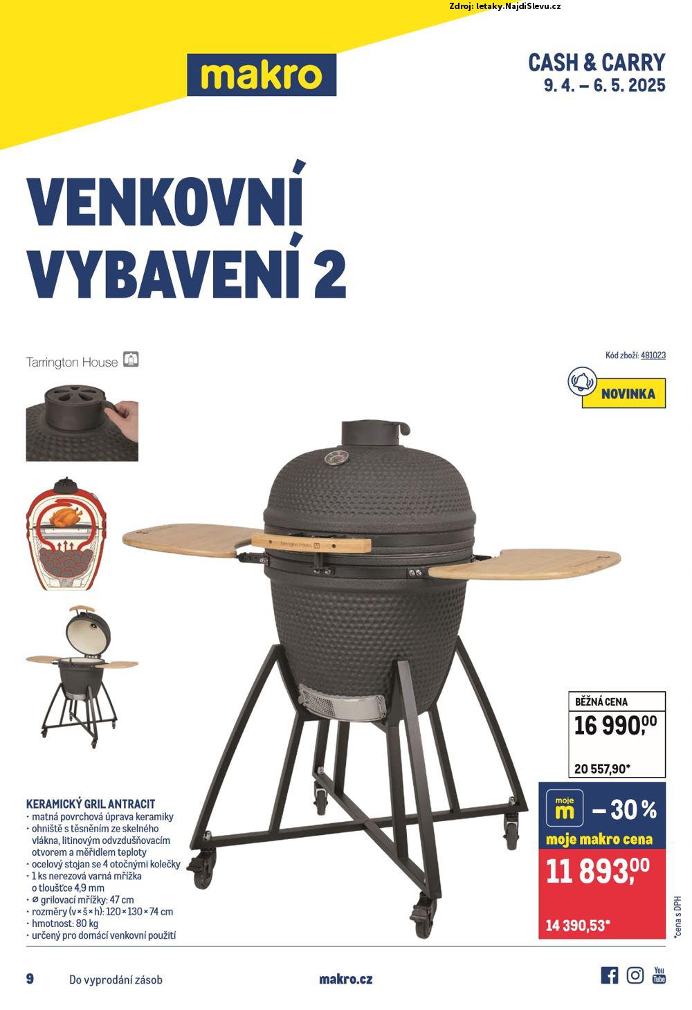 Strana 1 - leták Makro (9. 4. - 6. 5. 2025)