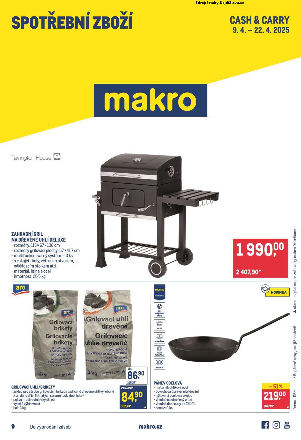 Strana 1 - leták Makro (9. 4. - 22. 4. 2025)